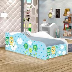 Cama Like Corujas Solteiro Com Colchão - Mais de Casa