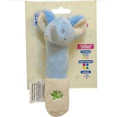 Chocalho de Pelucia Baby Estimula os Sentidos 17cm