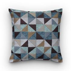 Capa de almofada VivaIN geométrico jacquard triângulo