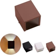 Arandela Efeito 2 Fachos 2 Focos Parede Muro Externa Ar1210 Alumínio -