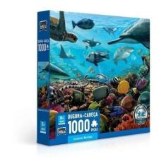 Quebra Cabeça - Criaturas Marinhas - 1000 Peças - Toyster