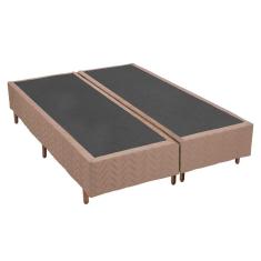Cama Box Base Universal King Bordado Clean (193x203x20) - Polar