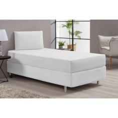 Lençol Cama Solteiro Hotel Clinica 400 Fios Branco