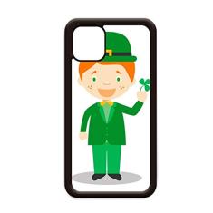 Capa verde desenho da Irlanda para iPhone 12 Pro Max para Apple Mini Mobile Case Shell