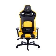Cadeira Gamer Husky Gaming Hailstorm 900, Preto e Amarelo, Com Almofadas, Reclinável com Sistema Frog, Descanso de Braço 3D - HGMA091
