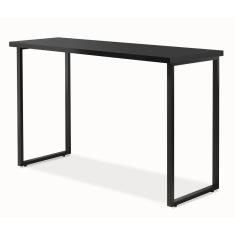escrivaninha aparador quarto 120cm preto com preto
