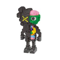 Blocos de construção brinquedo adorável criativo plástico diy blocos construir