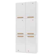 Paneleiro Duplo De Aço 6 Portas Telasul Diamante Branco