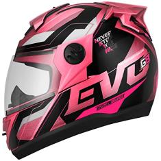 CAPACETE FECHADO PRO TORK EVOLUTION 788 G8 EVO BRILHANTE PINK TAM. 58