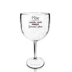 Taça Gin Acrílico Personalizada Dia Das Mães Meu Exemplo - Krystalon