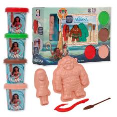 Kit Massinha Moana e Maui Disney Brinquedo Criança Divertido - Cotiplá
