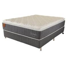 Cama Box Casal (Box + Colchão) 138x188x71 Brilhante Prorelax Molas Ens