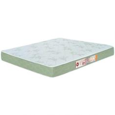 Colchão Casal King Sleep Max Espuma D33 193X203X25Cm Branco/Verde - Ca