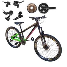 Bicicleta Vikingx Tuff 44 Aro 26 Cambio Shimano Traseiro Dianteiro / T