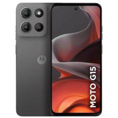 Smartphone Motorola Moto G15 256gb 12gb (4gb Ram + 8gb Ram Boost) Graf