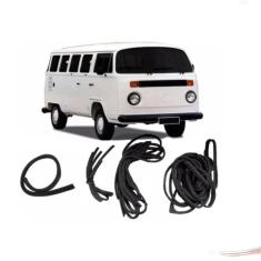 Jogo De Borracha Da Porta Kombi Clipper Até 97