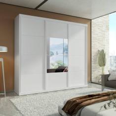 Guarda-Roupa ECO 01 Espelho 100% MDF 3 Portas 4Gav Bom Pastor