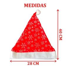 Conjunto 2 Gorro Touca Vermelho Papai Noel Enfeite De Natal