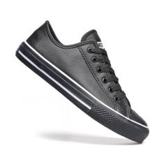 Tenis Volta As Aulas All Couro Feminino Cano Baixo Tradicional + Brind