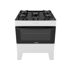 Fogão Itatiaia 5 Bocas Electra Glass Plus Branco Bivolt