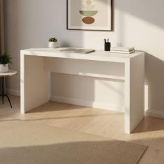 Escrivaninha Mesa Escritório ME4135 127cm Branco - Tecno Mobili