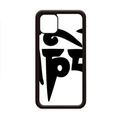 Capa Culture Black Sanskrit Character Pattern para iPhone 11 Pro Max para Apple Mobile Case Shell
