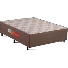 Cama Box Conjugado Casal: Colchão Ortopédico UniPremium Pillow Clean (138x188x40) Polar
