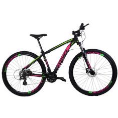 BICICLETA ARO 29 RINO EVEREST COLOR - 24V SHIMANO ALTUS - FREIO HIDRAULICO - SUSPENSAO COM TRAVA-Unissex