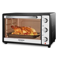 MONDIAL Forno Elétrico 52L Grand Family II, Preto/Inox, 1800W, 220V - FRN-52-B