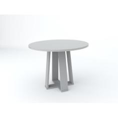 Mesa de Jantar Isabela 1000X1000 Off White - New Ceval