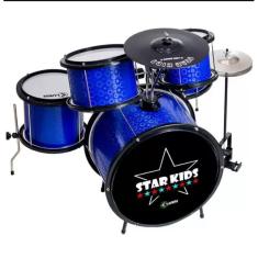 Bateria Infantil Luen Star Kids 05 Peças -Completa