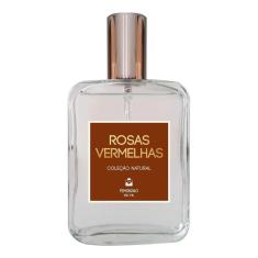 Perfume Feminino Rosas Vermelhas 100Ml Com Óleo Essencial