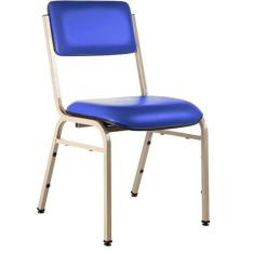 Cadeira Empilhável para Auditórios Linha Hotel Smart Azul