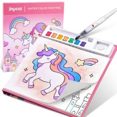Livro para colorir água JoyCat Unicorn Theme para crianças de 2 a 4 anos