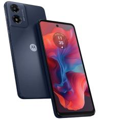 Smartphone Motorola Moto G04S 4G Grafite 128GB, Tela 6,6&quot;, 4GB + 4GB RAM Boost