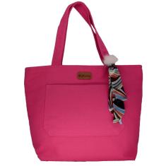 Bolsa Lulu com Lenço-Pompom Pink - Fábio Maltez