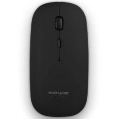 Mouse sem Fio 2.4GHZ Recarregavel Lithium USB Multilaser MO290