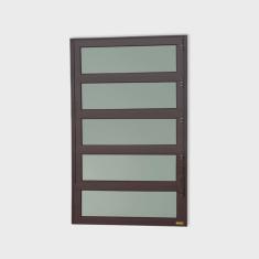 Janela de Alumínio Basculante 100x40cm Vidro Mini Boreal Elite Brimak