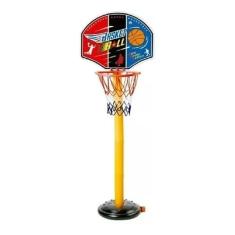 Kit Jogo De Basquete Infantil Completo Bola Cesta Suporte