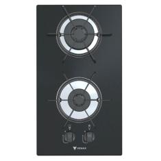 Cooktop a Gás Venax Líbero 2 Queimadores Vidro Preto 7266