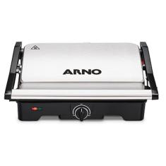 Grill Elétrico Hambúrguer Carne Legumes Arno Dual 1100W 110V