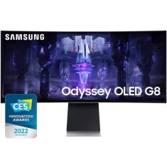Monitor Gamer Samsung Odyssey G8 34 Oled Qhd, 175Hz, 0.1Ms, Hdmi E Dis