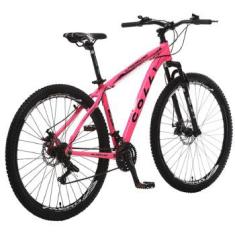 Bicicleta Colli Aluminio aro 29 Freio a Disco Shimano 21 Marchas - 531.19 Rosa