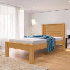 Cama Solteiro Confortável Milena Naturalle com Colchão