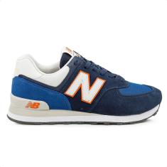 Tênis New Balance 574 V2 Unissex, Unisex, MARINHO/AZUL, 39