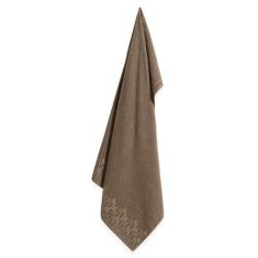 Toalha De Banho Karsten Marquez 96% Algodão 70cm X 1,35m Taupe