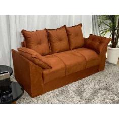 Sofá 3 Lugares Terracota 604 Paris - Alpoim