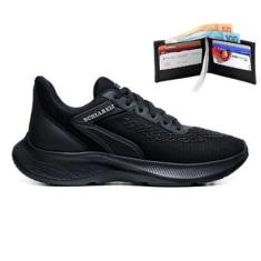 Tênis Casual Trail Academia Advanced Fitness + Carteira Masculina-Masculino