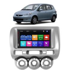 Kit Multimídia Mp5 Fit 2004 2005 2006 2007 2008 7 Polegadas Espelhamen