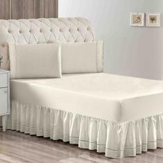 Jogo de Lençol para Cama Queen Multi 3 peças - Gabriel, Palha